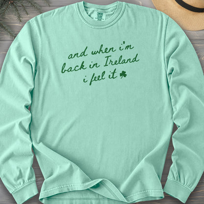 Back In Ireland Comfort Colors 6014 Long Sleeve