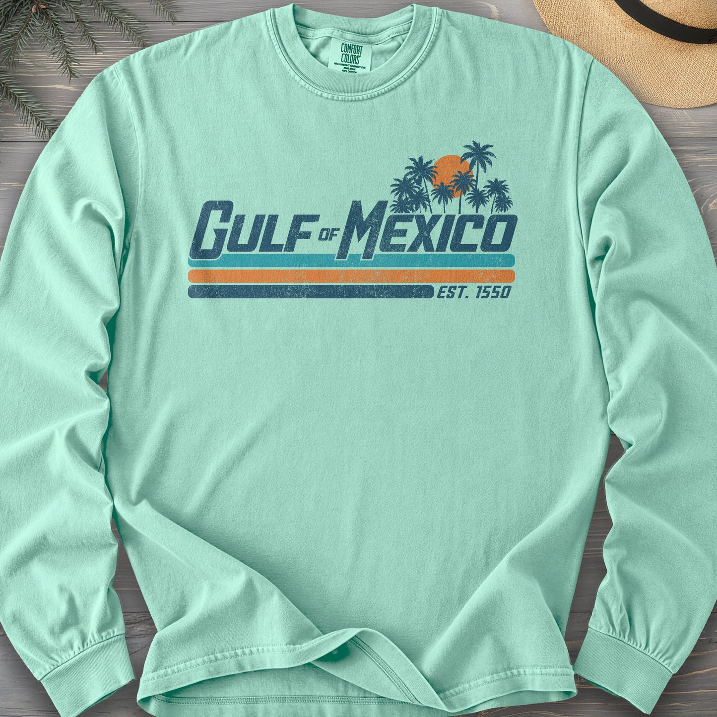Gulf of Mexico Retro Stripe Long Sleeve Shirt