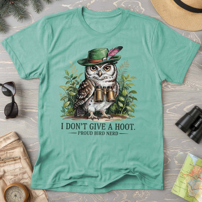 Bird Nerd Owl Design Comfort Colors T-Shirt