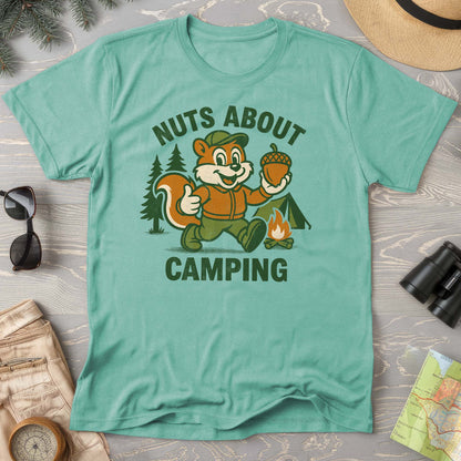 Nuts About Camping Comfort Colors T-Shirt