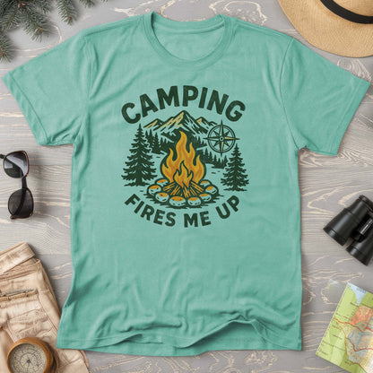 Camping Fires Me Up Comfort Colors T-Shirt