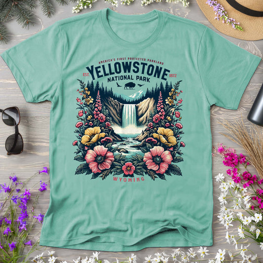 Yellowstone National Park "Wildflower" Comfort Colors T-Shirt