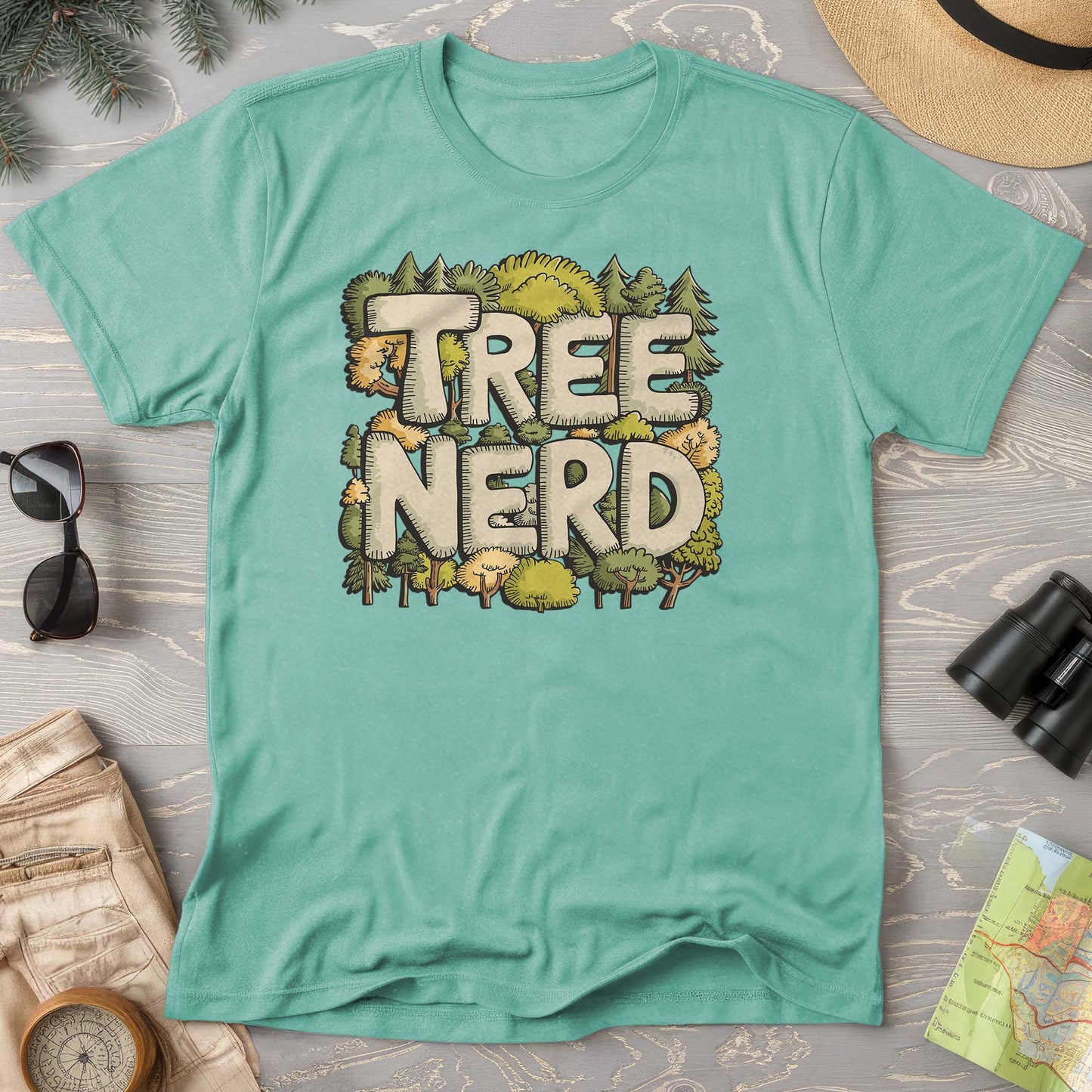 Tree Lover "Tree Nerd" Comfort Colors T-Shirt