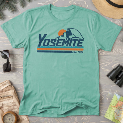 Yosemite Retro Stripe Comfort Colors T-Shirt