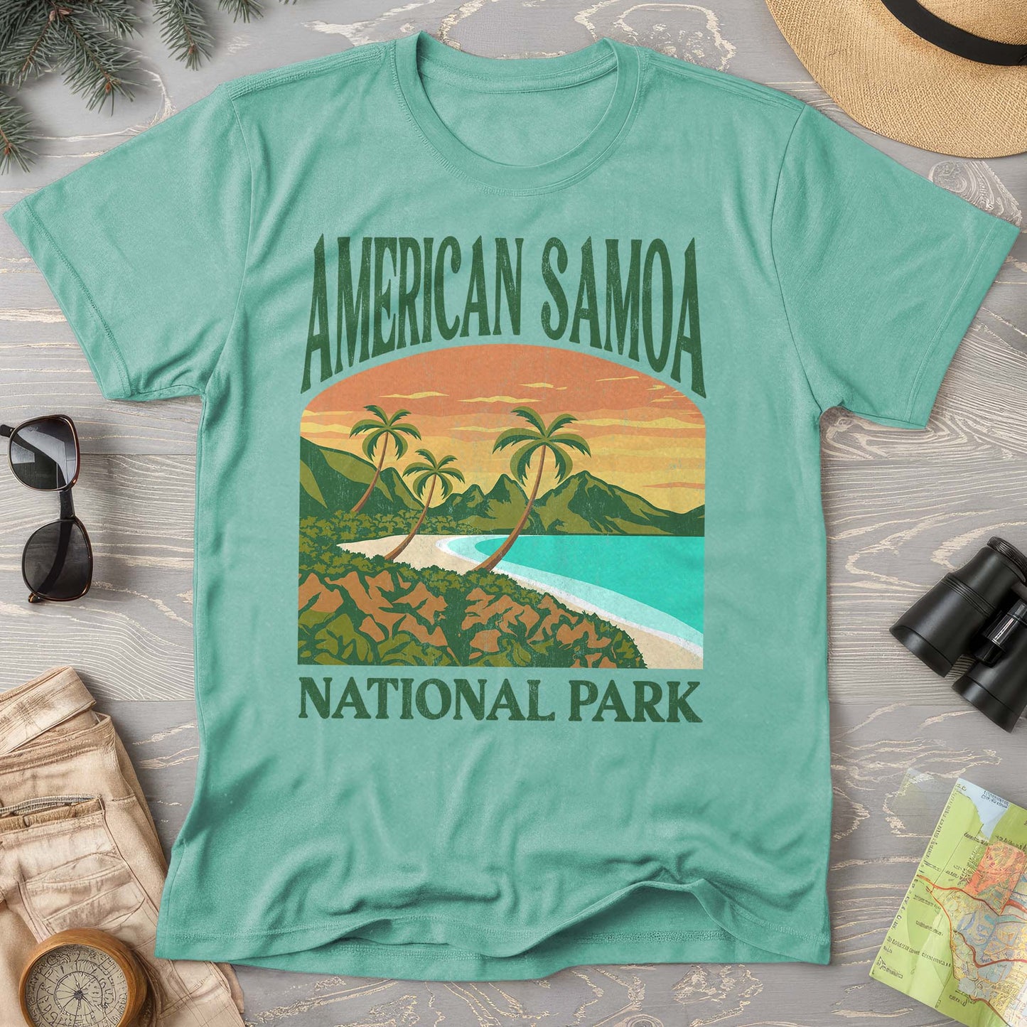 National Park of American Samoa "Big and Bold" Comfort Colors T-Shirt