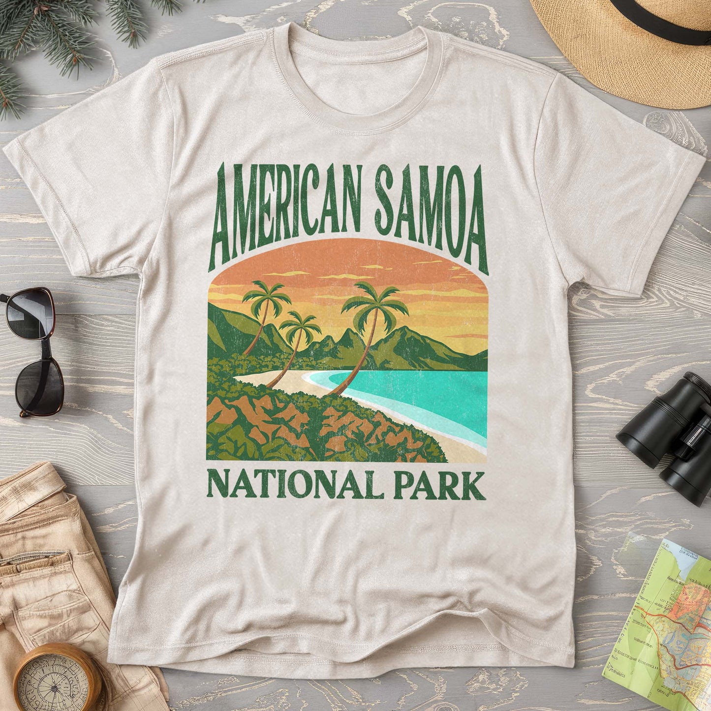 National Park of American Samoa "Big and Bold" Comfort Colors T-Shirt