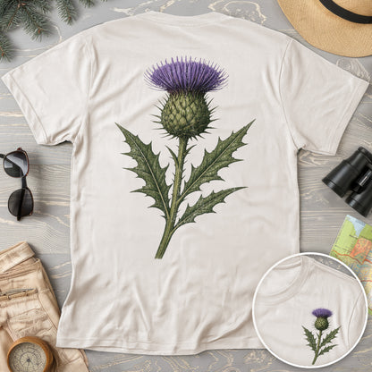 Thistle of Scotland Front/Back Print T-Shirt