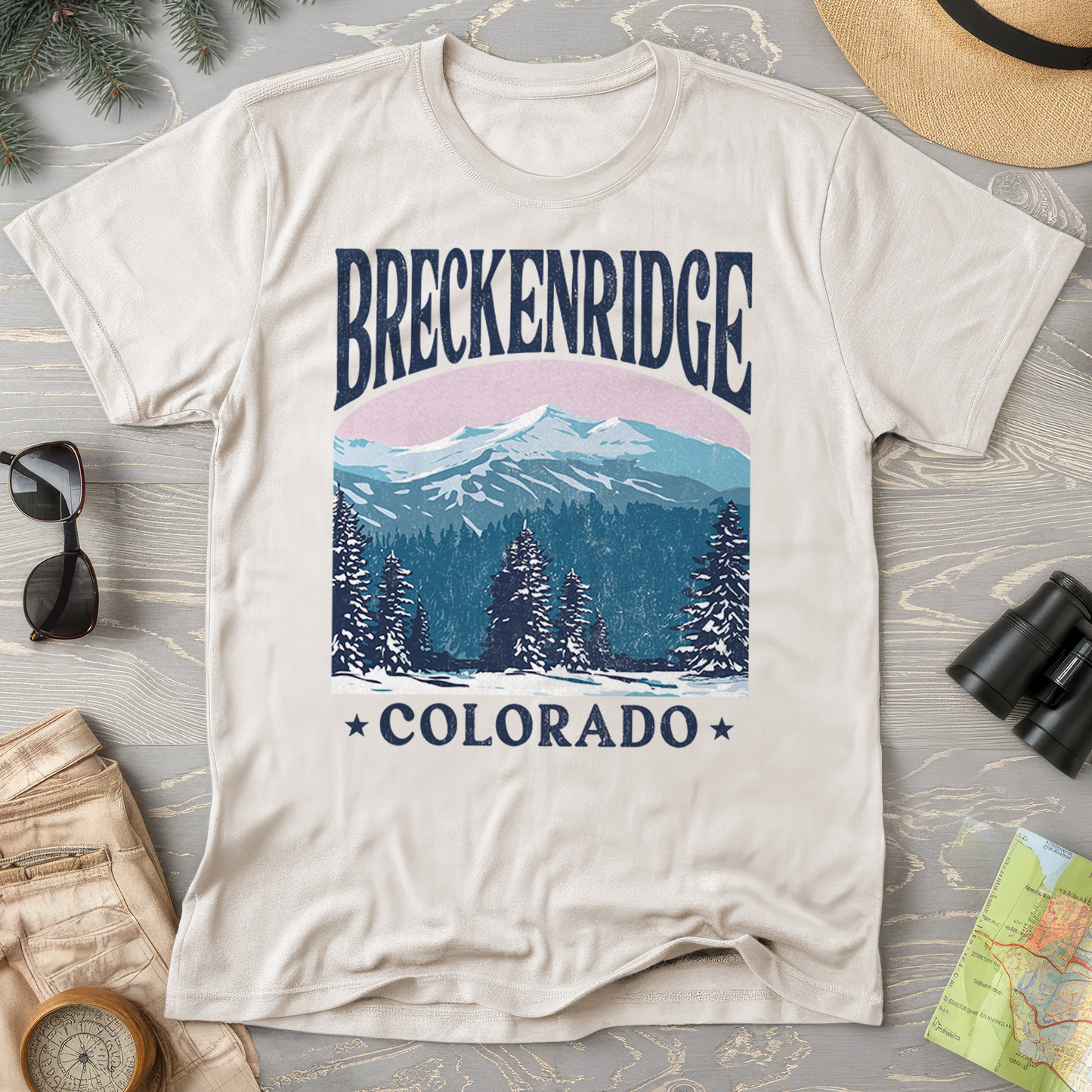 Breckenridge Colorado "Big and Bold" Comfort Colors T-Shirt