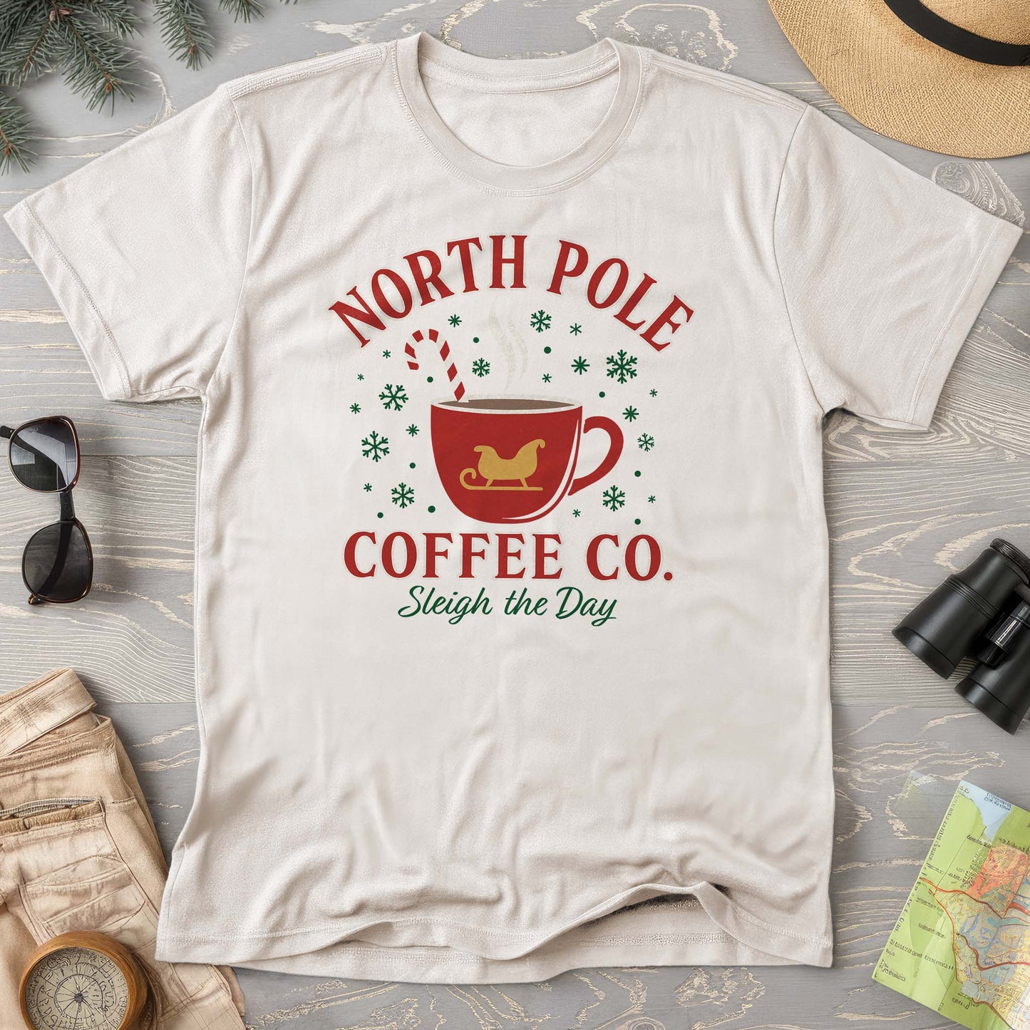 North Pole Coffee Company Comfort Colors T-Shirt
