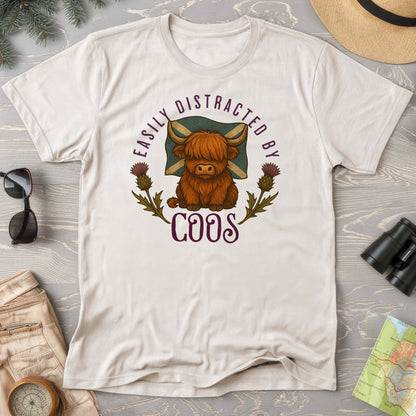 Easily Distracted By Coos Comfort Colors T-Shirt