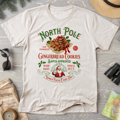 North Pole Gingerbread Cookies Comfort Colors T-Shirt