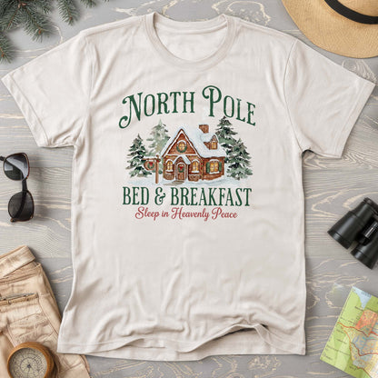 North Pole Bed and Breakfast "Heavenly Peace" Comfort Colors T-Shirt