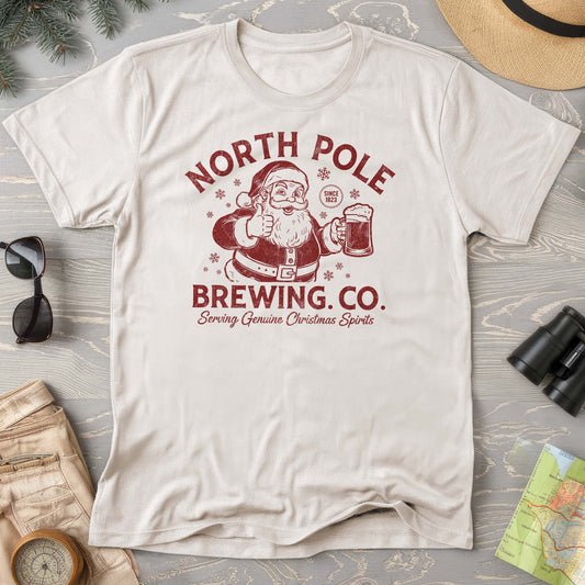 North Pole Brewing Company Vintage Print Comfort Colors T-Shirt