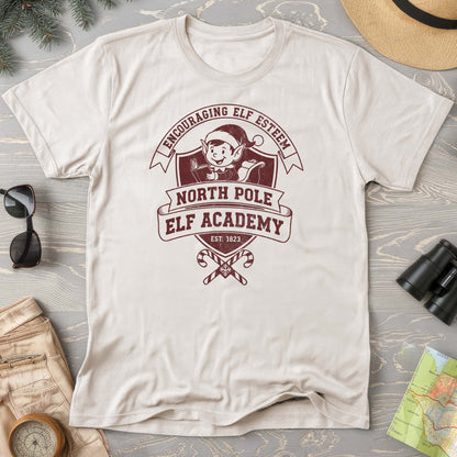 North Pole Elf Academy Comfort Colors T-Shirt