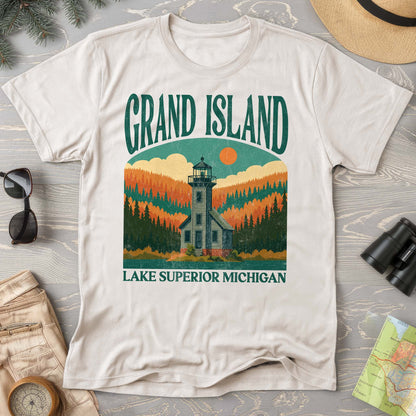 Grand Island Michigan "Big and Bold" Comfort Colors T-Shirt