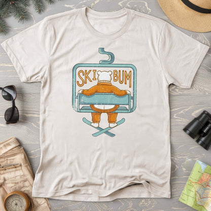 Ski Bum Chairlift Comfort Colors T-shirt