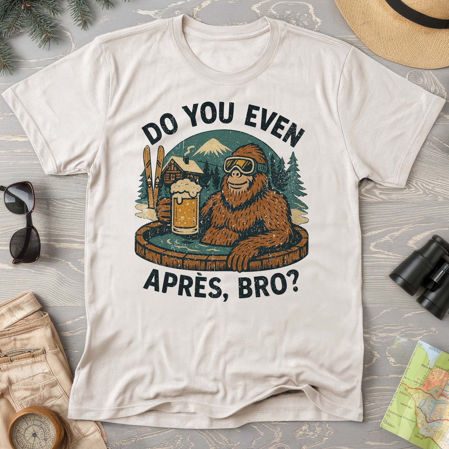 Bigfoot Apres Comfort Colors Tshirt