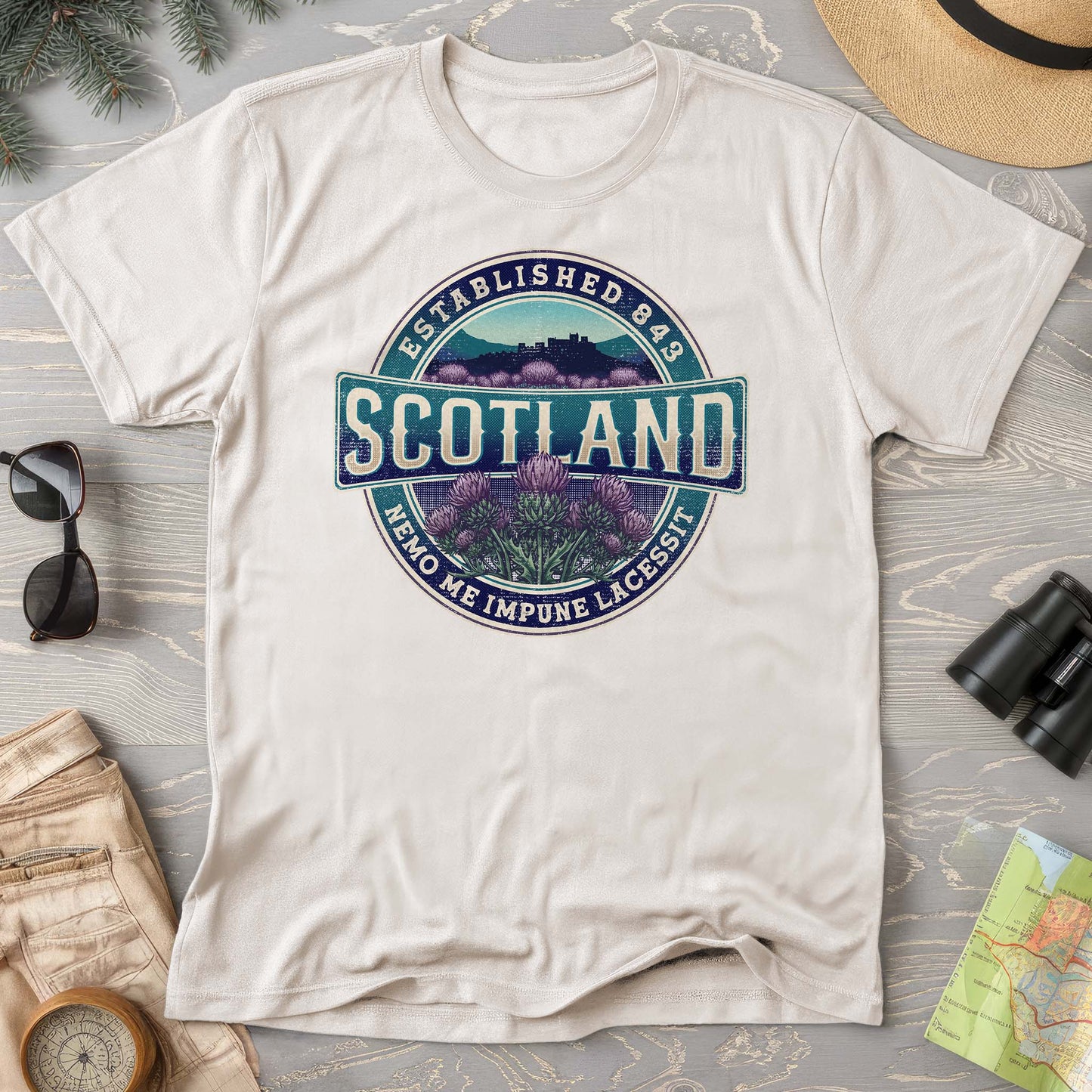 Scotland Badge Comfort Colors T-shirt