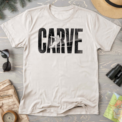 Carve Snowboard Comfort Colors T-shirt