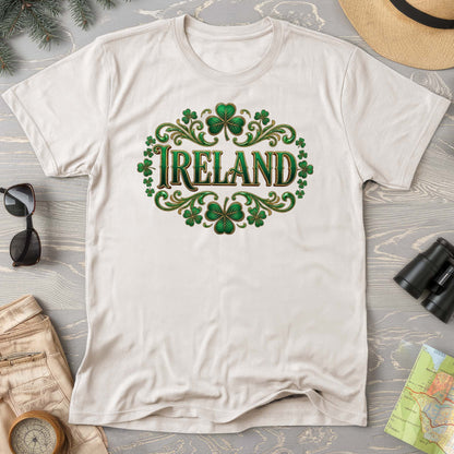 Ireland Shamrock Emblem Comfort Colors T-shirt