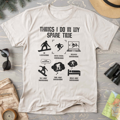 Spare Time Snowboard T-shirt