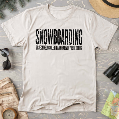 Snowboarding "Cooler" T-shirt