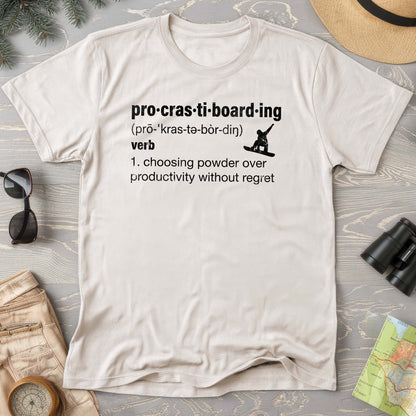 Procrastiboarding Snowboard T-shirt