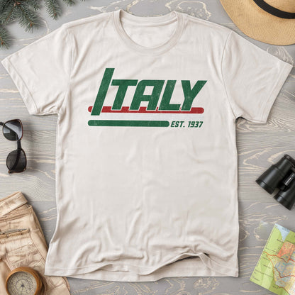 Italy Retro Stripe T-Shirt