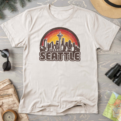 Seattle Retro Sunset T-Shirt