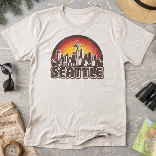Seattle Retro Sunset T-Shirt