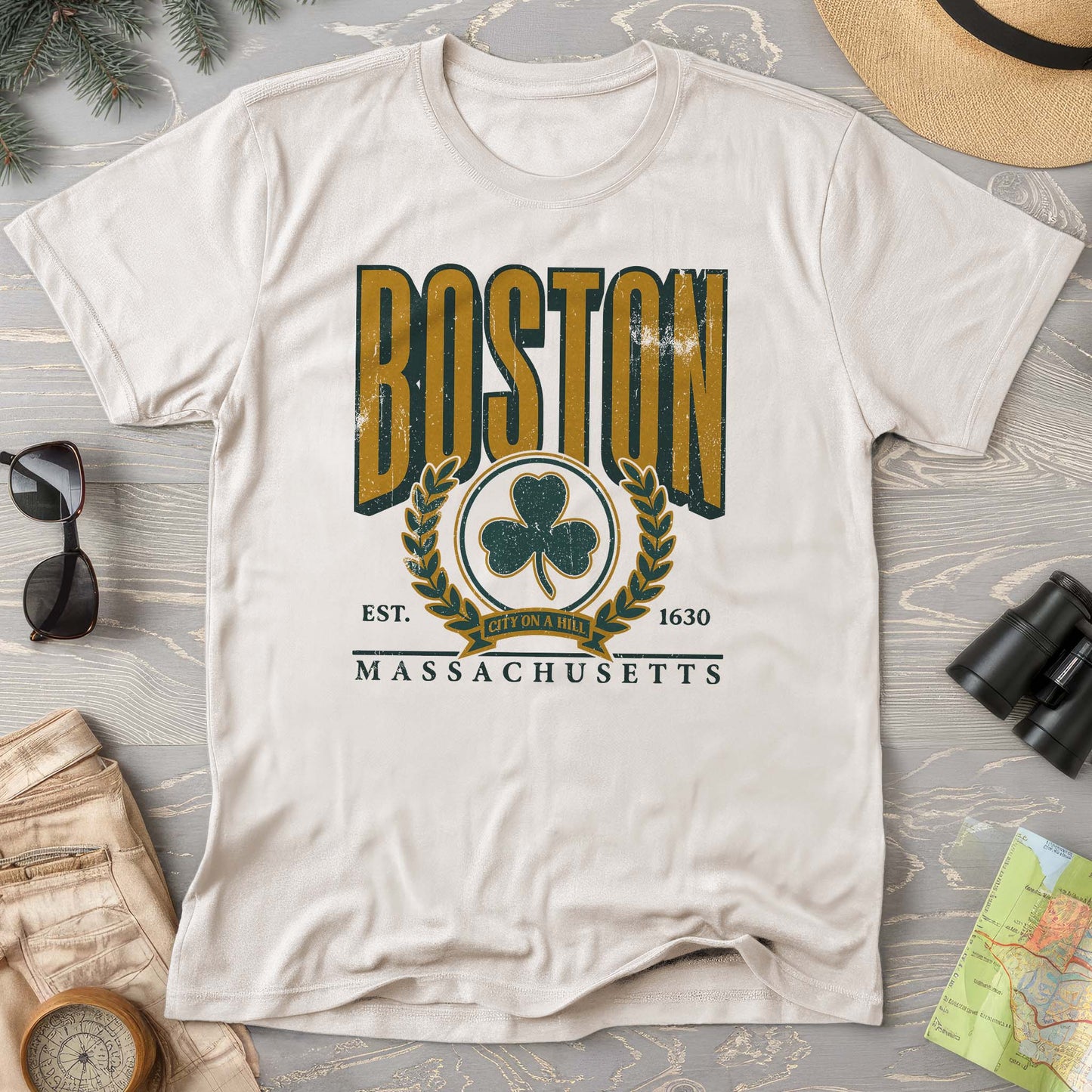 Boston Irish Laurel T-Shirt