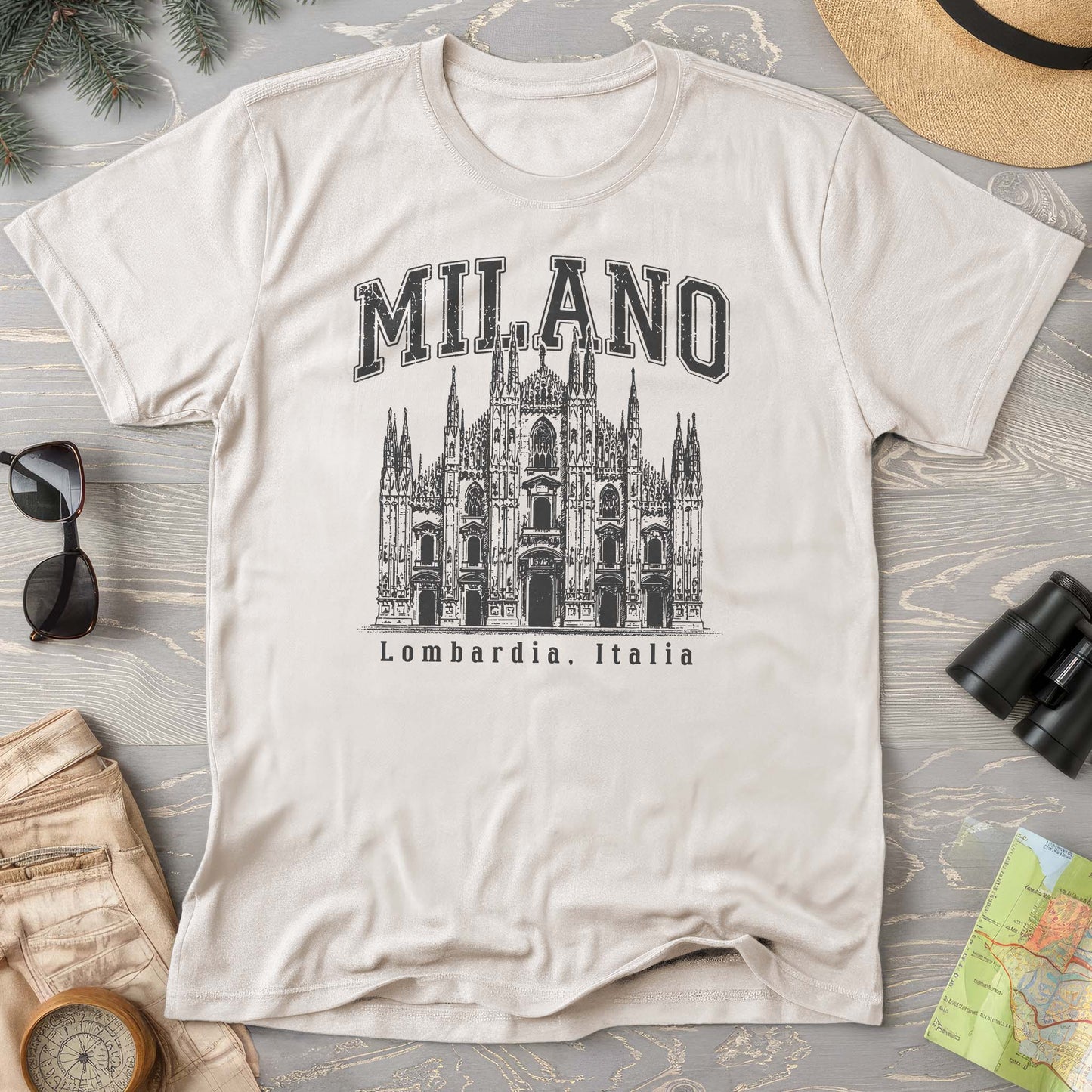 Duomo di Milano Varsity T-Shirt