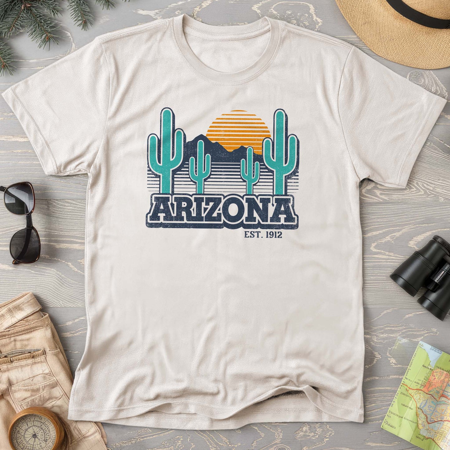 Arizona Retro Cactus T-Shirt