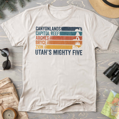 Utah's Mighty Five Stripes T-Shirt