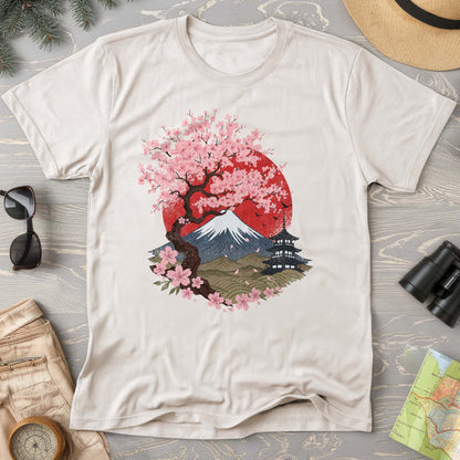 Mount Fuji Cherry Blossoms T-Shirt