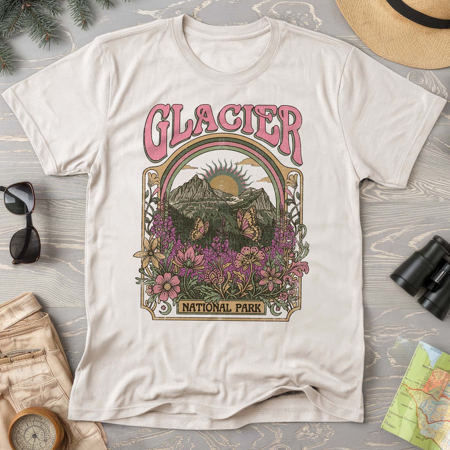 Glacier Butterfly T-Shirt