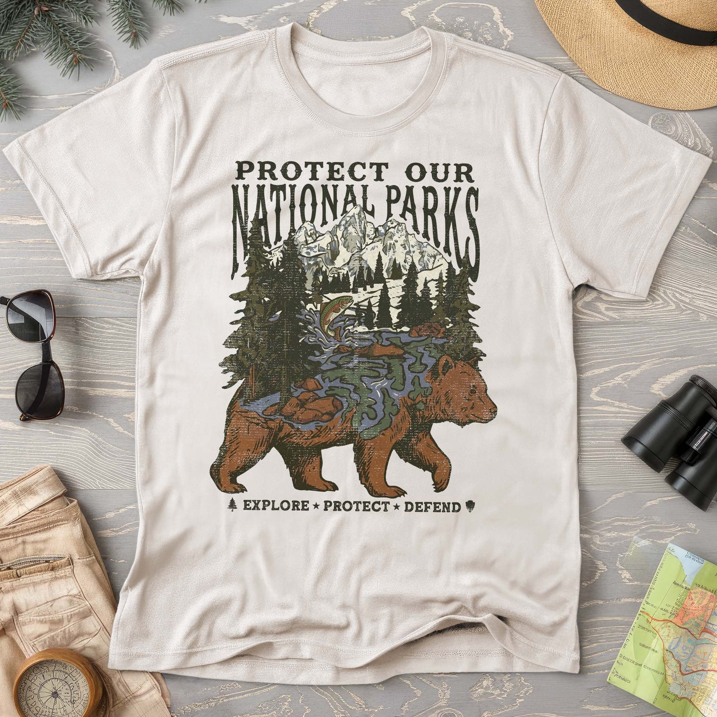 Protect Our Parks Bear T-Shirt