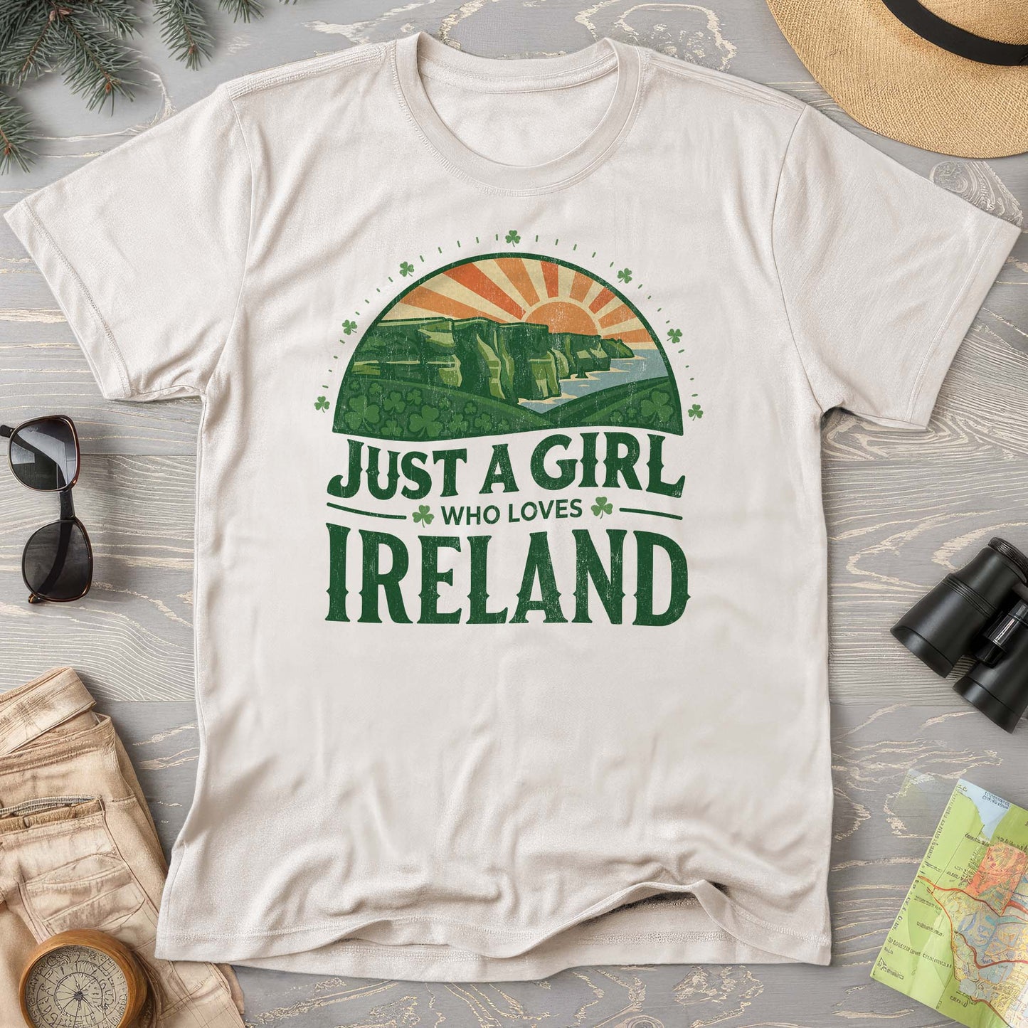 Just a Girl Who Loves Ireland T-Shirt