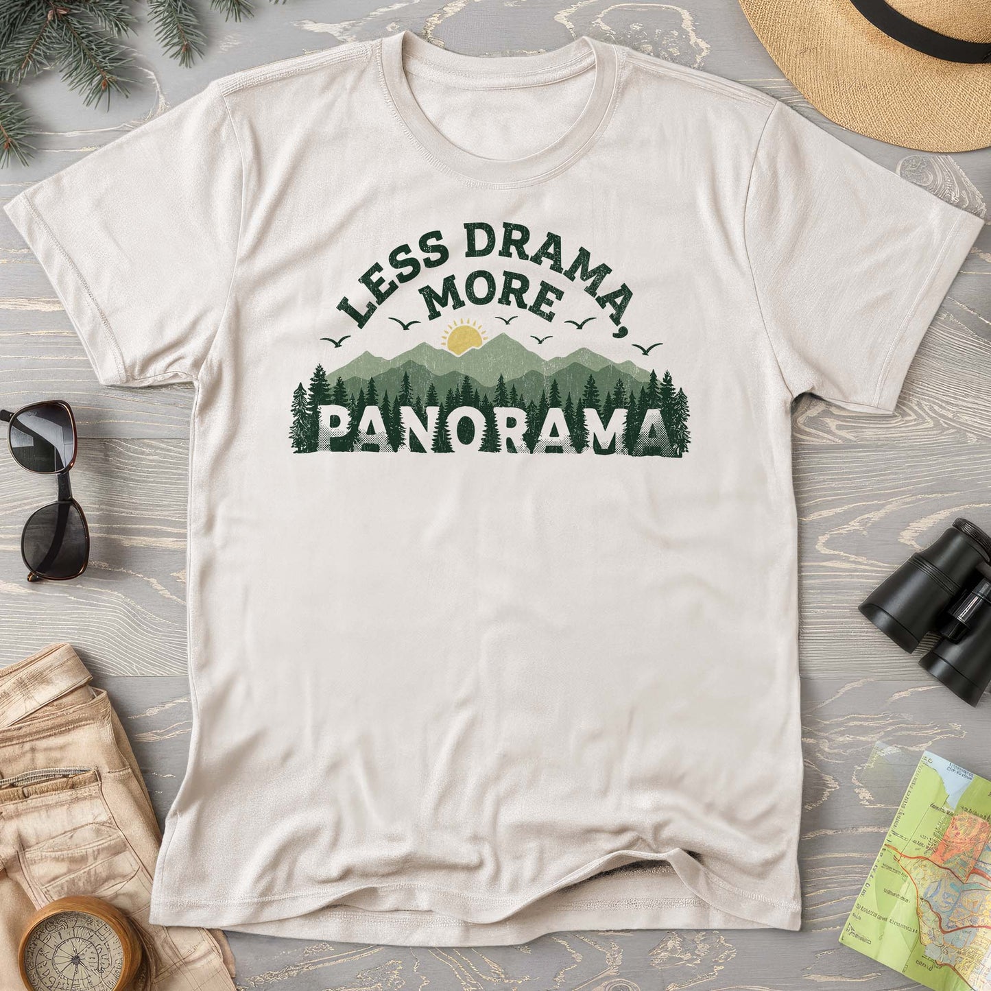 Less Drama More Panorama T-Shirt