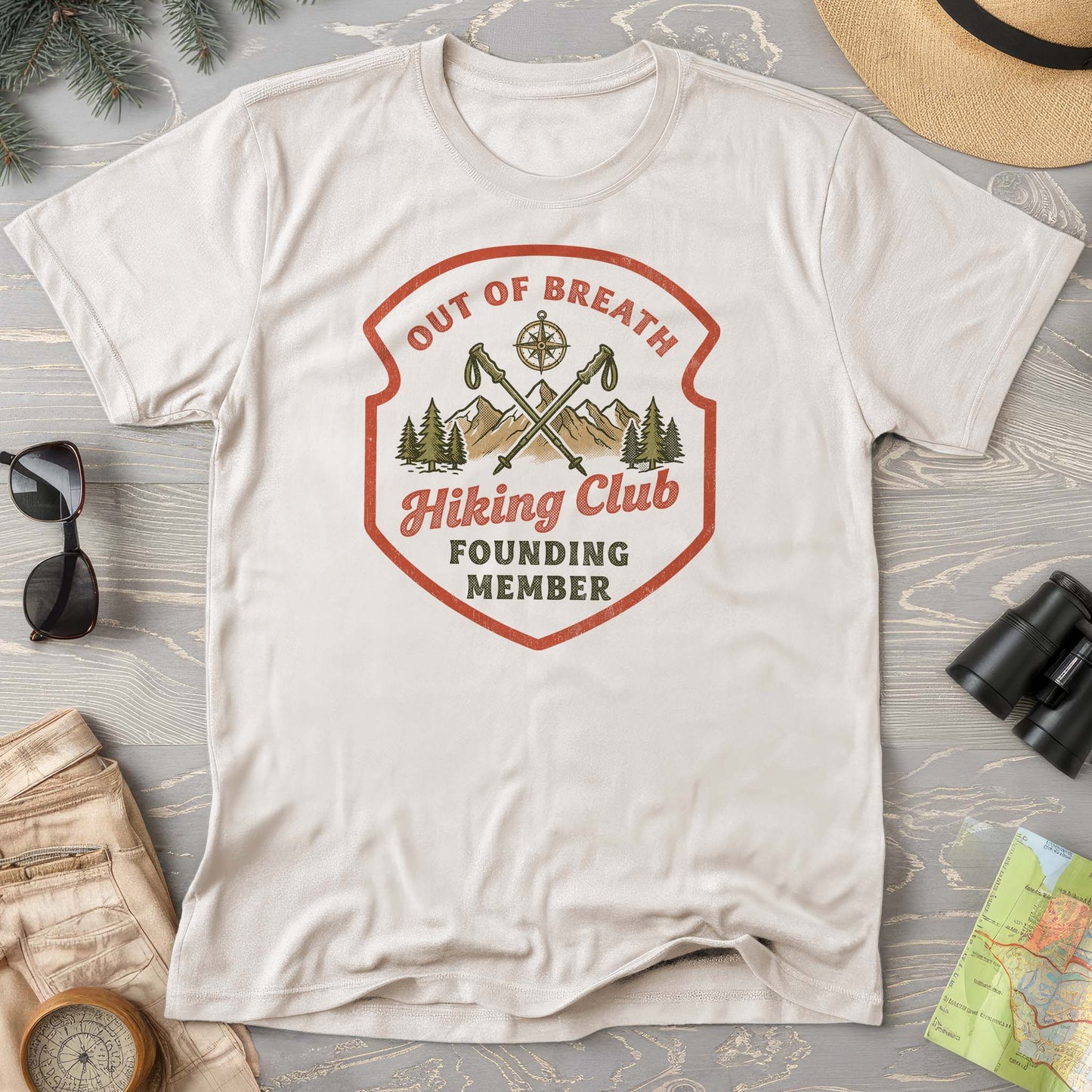 Out of Breath Hiking Club T-Shirt