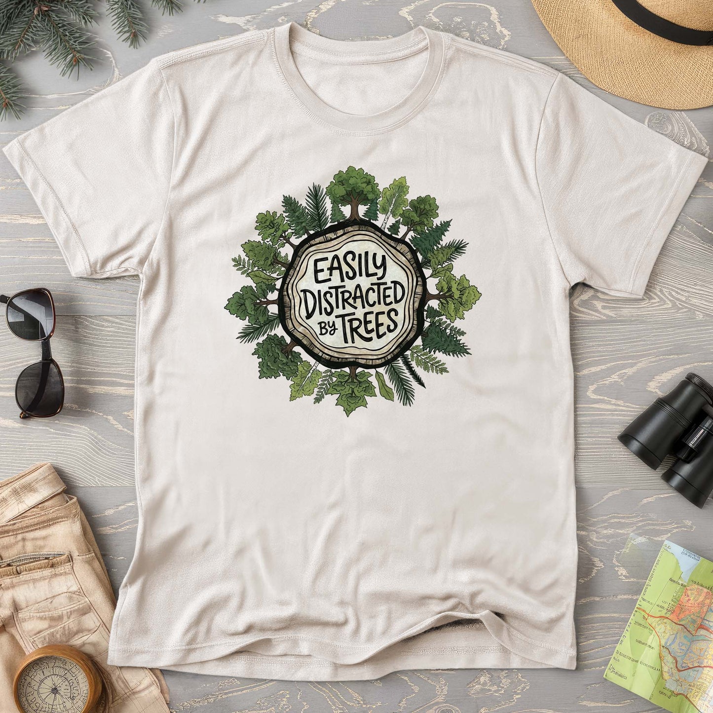 Distracted By Trees T-Shirt - 2026031801