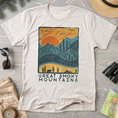 Smoky Mountains Scandi T-Shirt