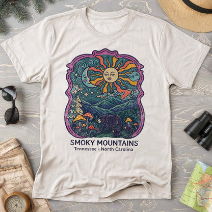 Smoky Mountains Groovy Bears T-Shirt