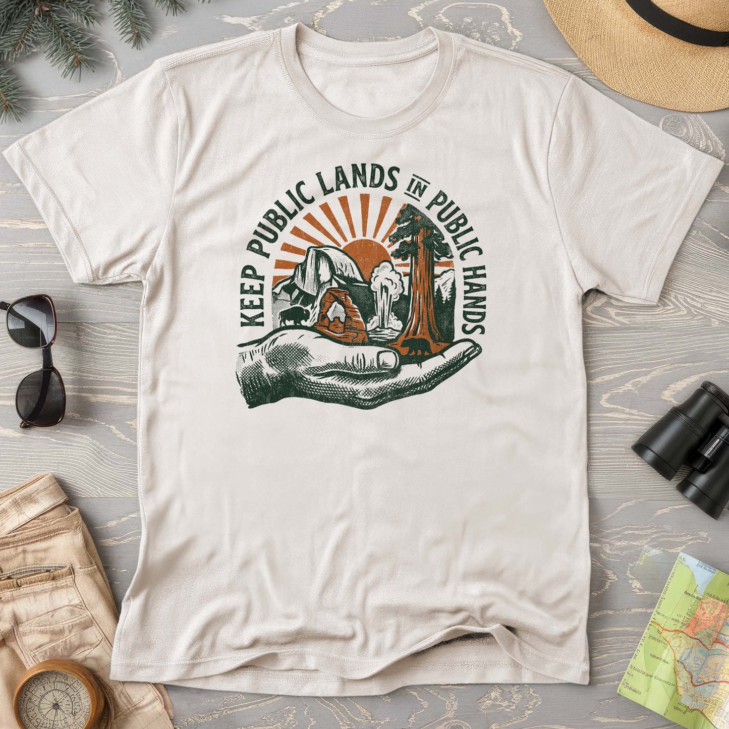 Public Lands Public Hands V1 T-Shirt