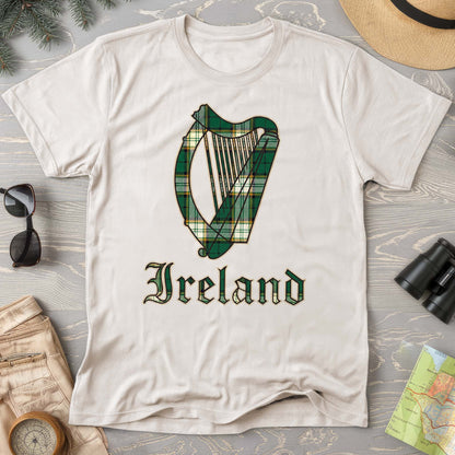 Ireland Tartan Harp T-Shirt