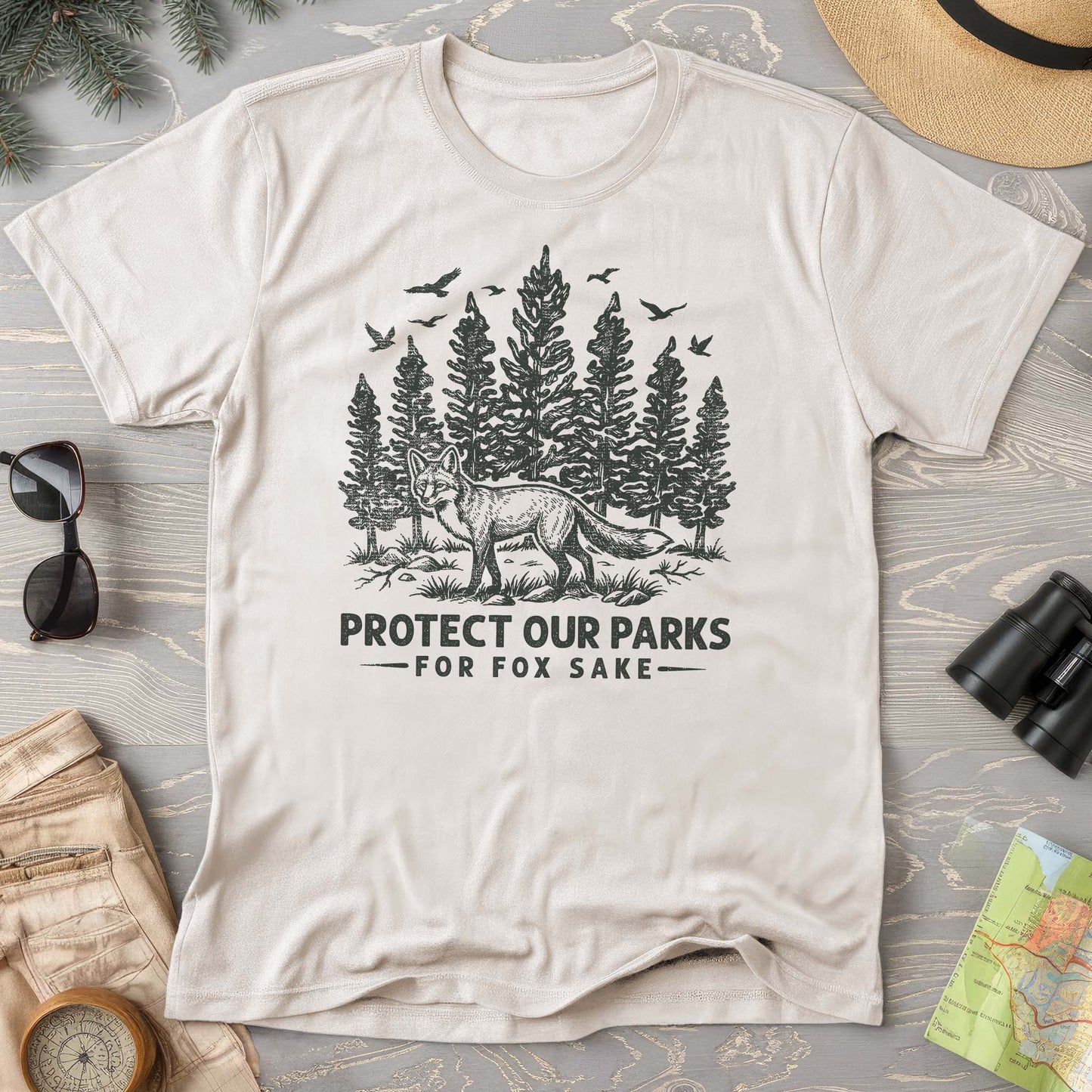 Protect Our Parks Fox Sake T-Shirt