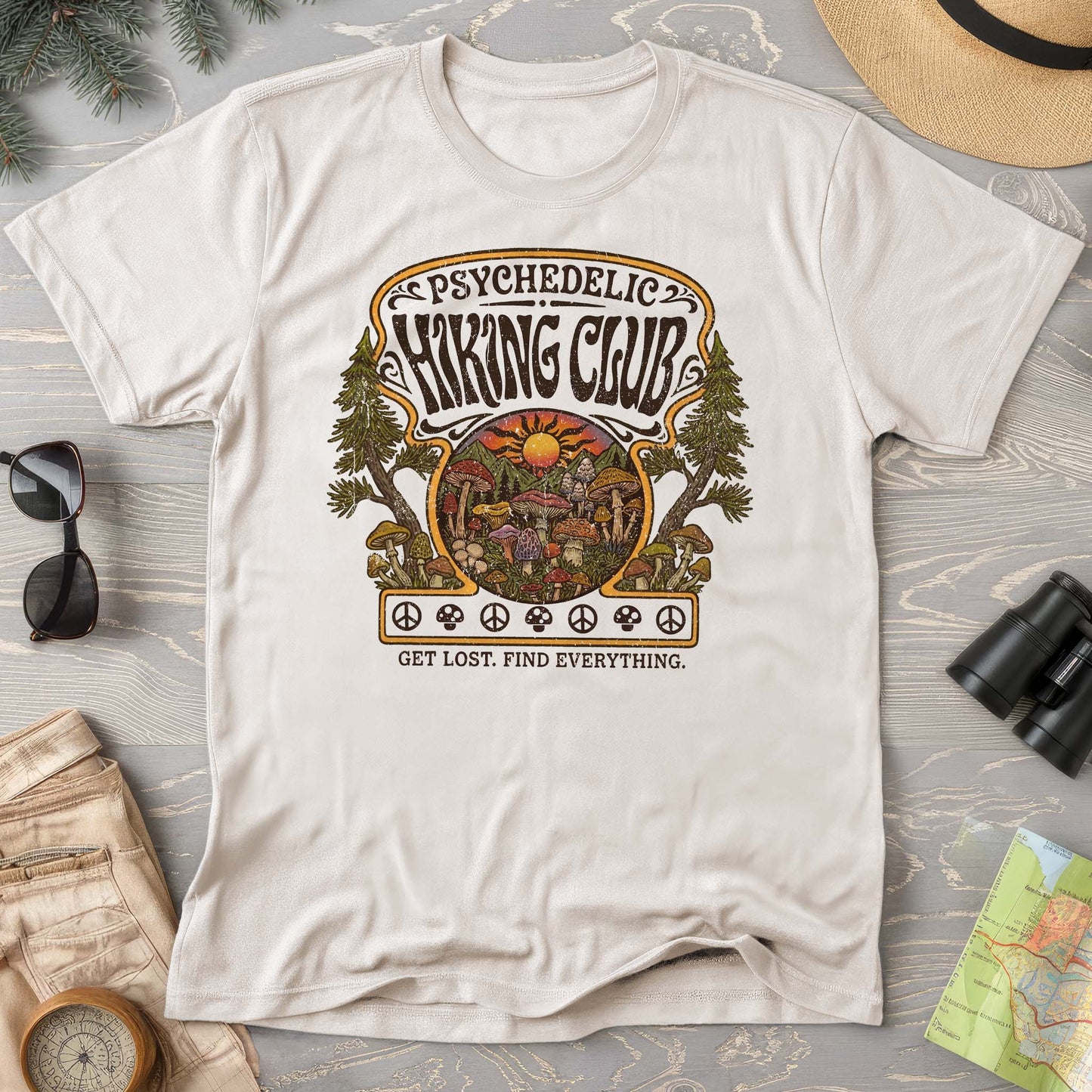 Pyschedelic Hiking Club V2 T-Shirt