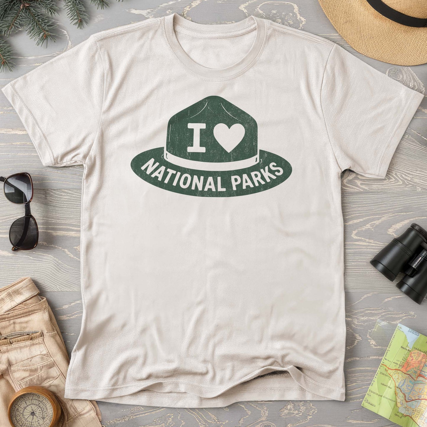 Parks Ranger Hat T-Shirt