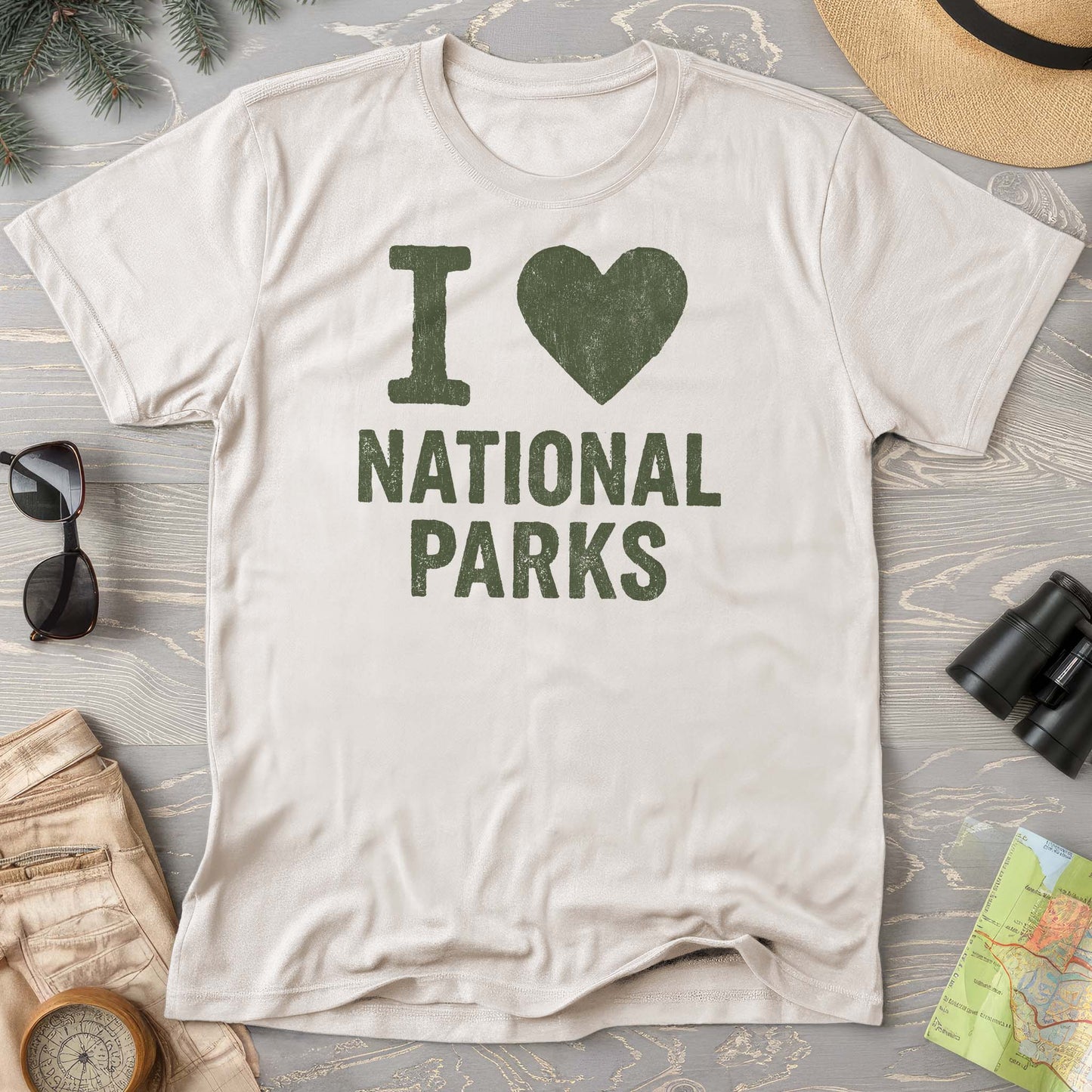 I Love National Parks Vintage T-Shirt