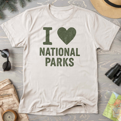 I Love National Parks Vintage T-Shirt